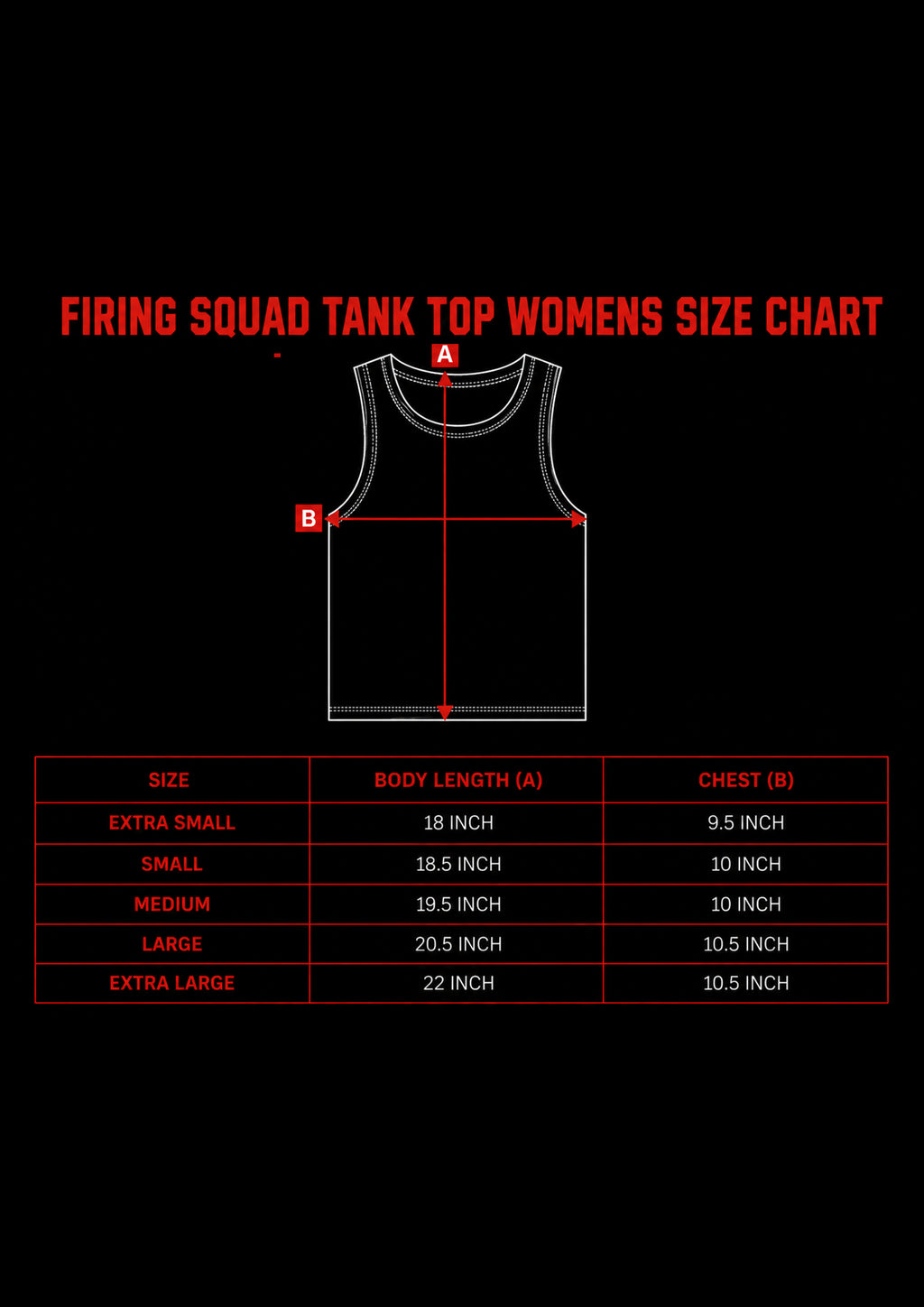 FIRING SQUAD TANK TOP (WOMENS)